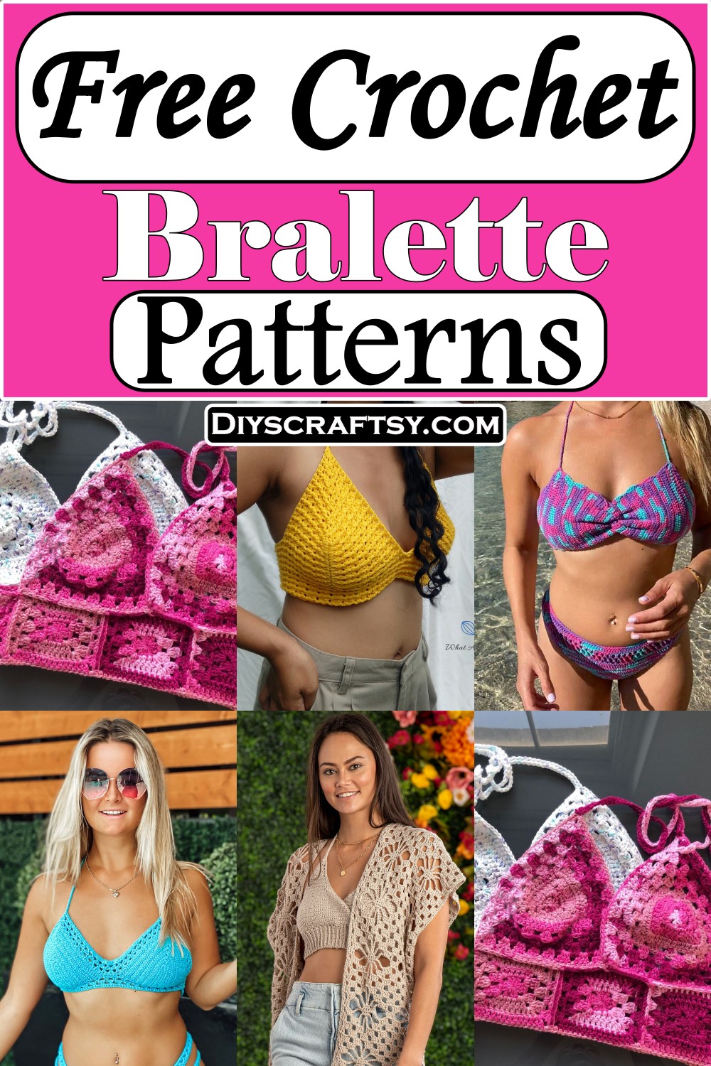 Crochet Bralette Bundle: Crochet pattern