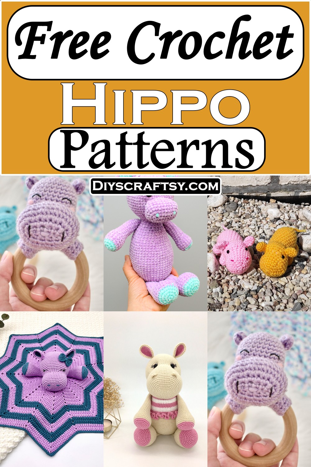 Free Crochet Hippo Patterns