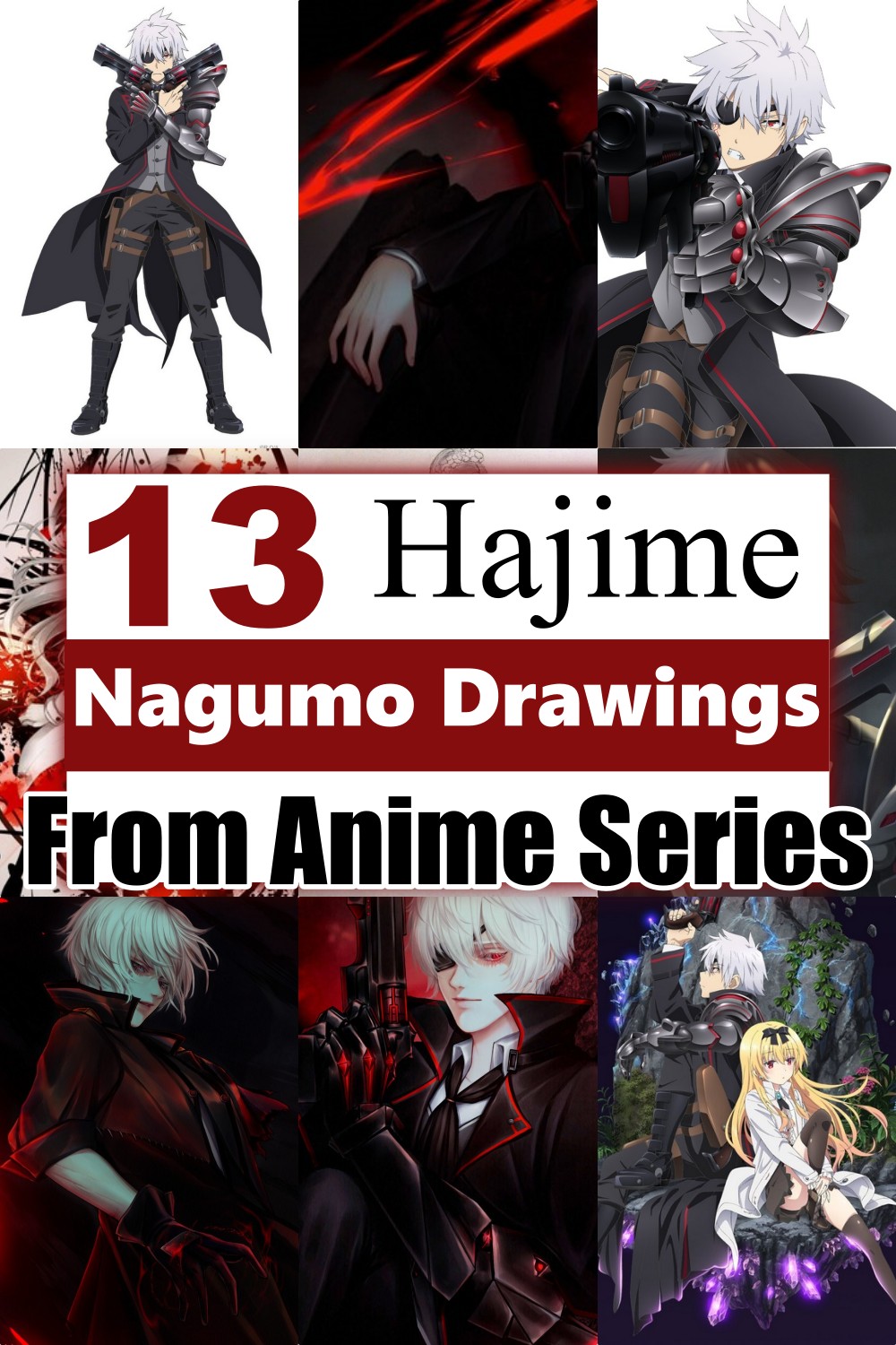 13 Hajime Nagumo Drawing Ideas From Anime Series