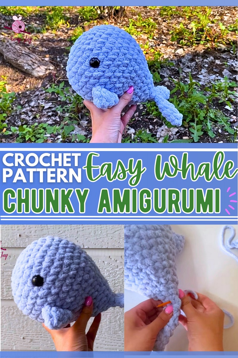 How to Crochet a Simple Whale