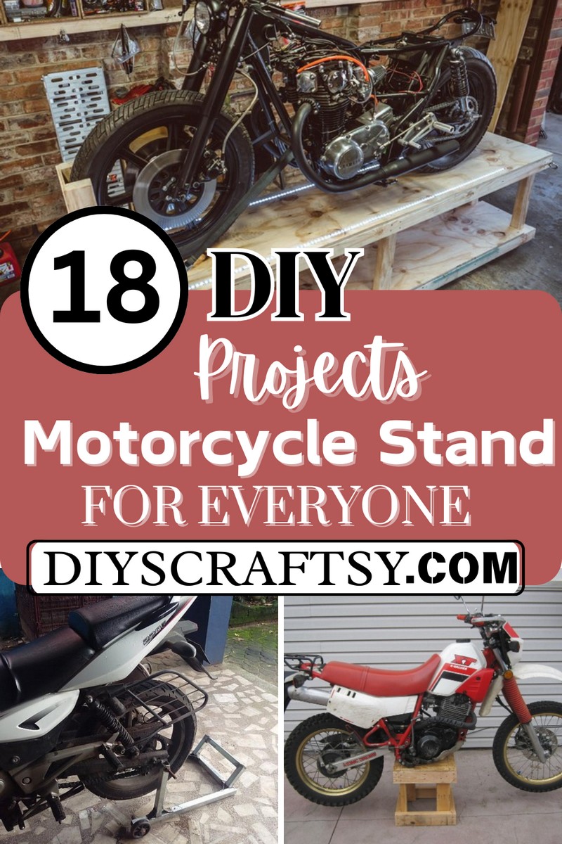 Homemade DIY Motorcycle Stand