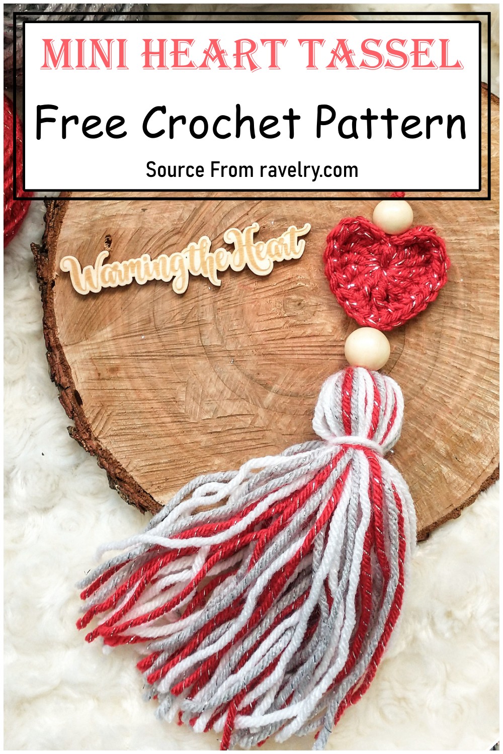 Mini Heart Tassel