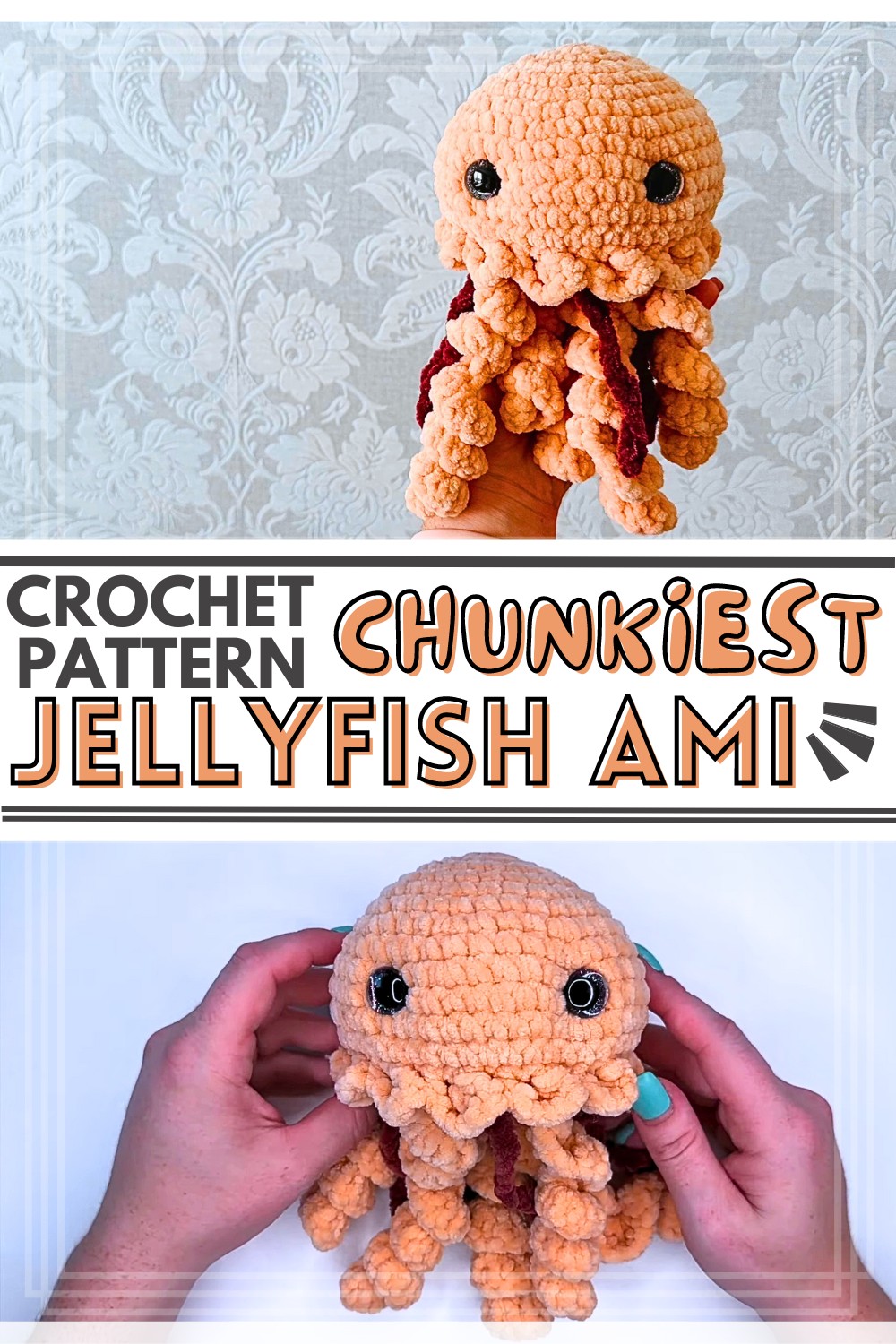 NO SEW Crochet Jellyfish Tutorial