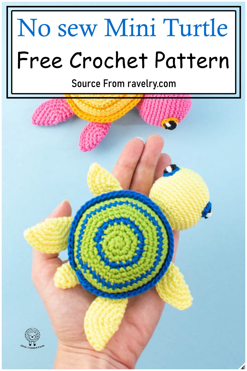 No sew Mini Turtle