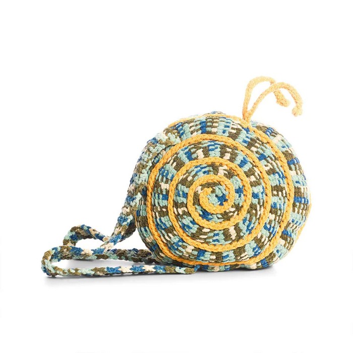 Plush Snail Backpack