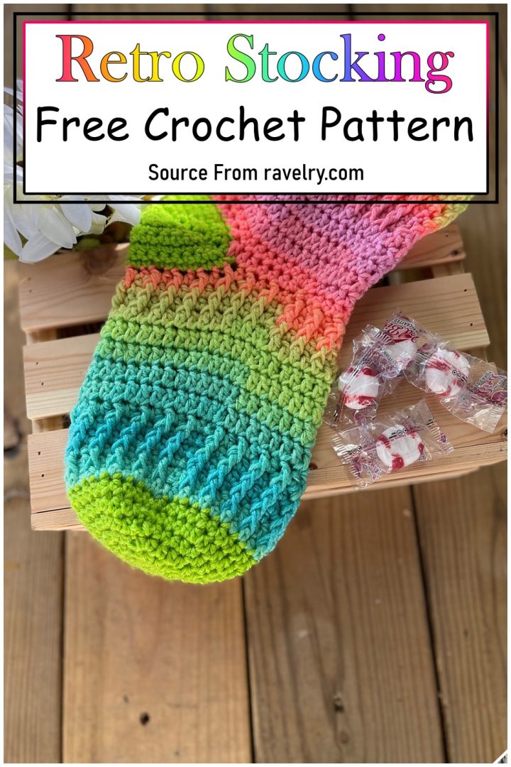 25 Creative Free Crochet Christmas Stocking Patterns - DIYsCraftsy