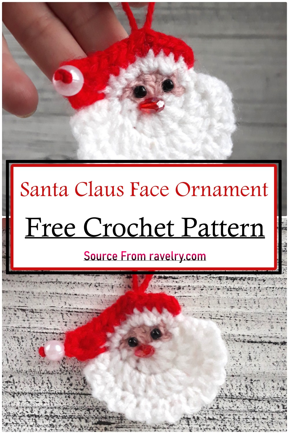 Santa Claus Face Ornament