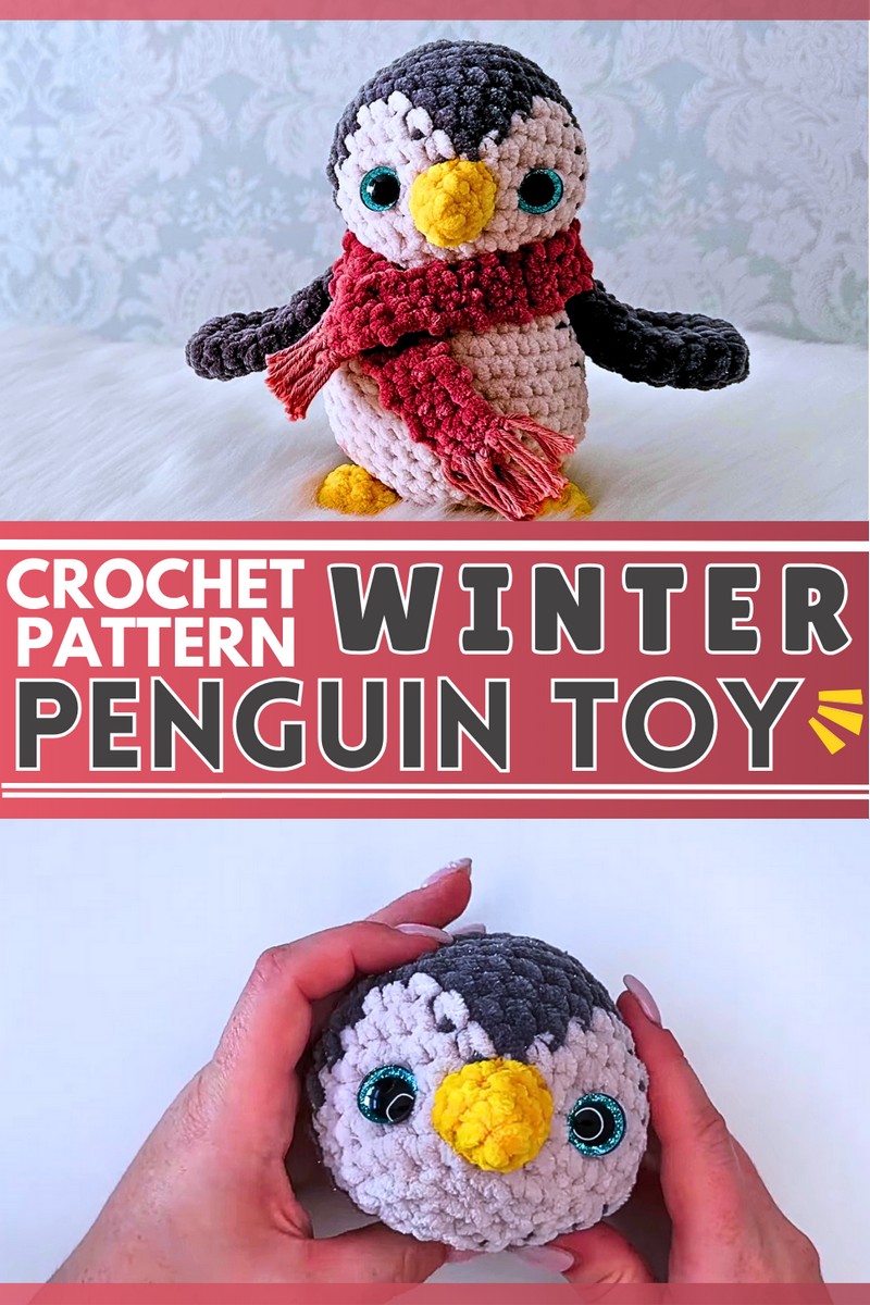 Winter Crochet Penguin