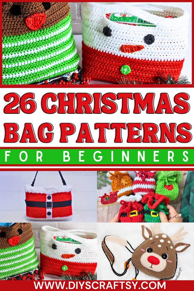 crochet christmas bag patterns