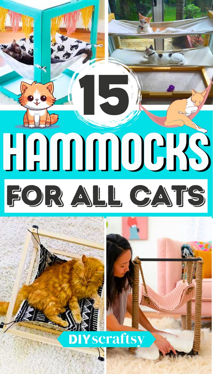 15 Brilliant DIY Cat Hammock Ideas