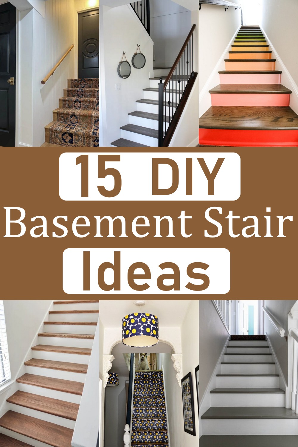 15 DIY Basement Stair Ideas For Your Home DIYsCraftsy