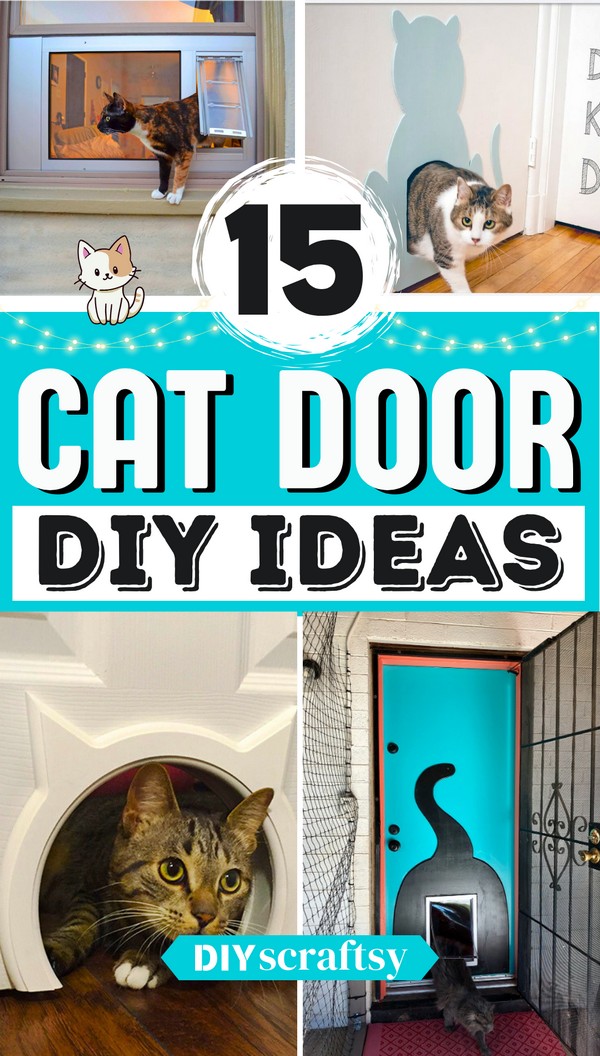 15 DIY Cat Door Ideas For Pet Lovers