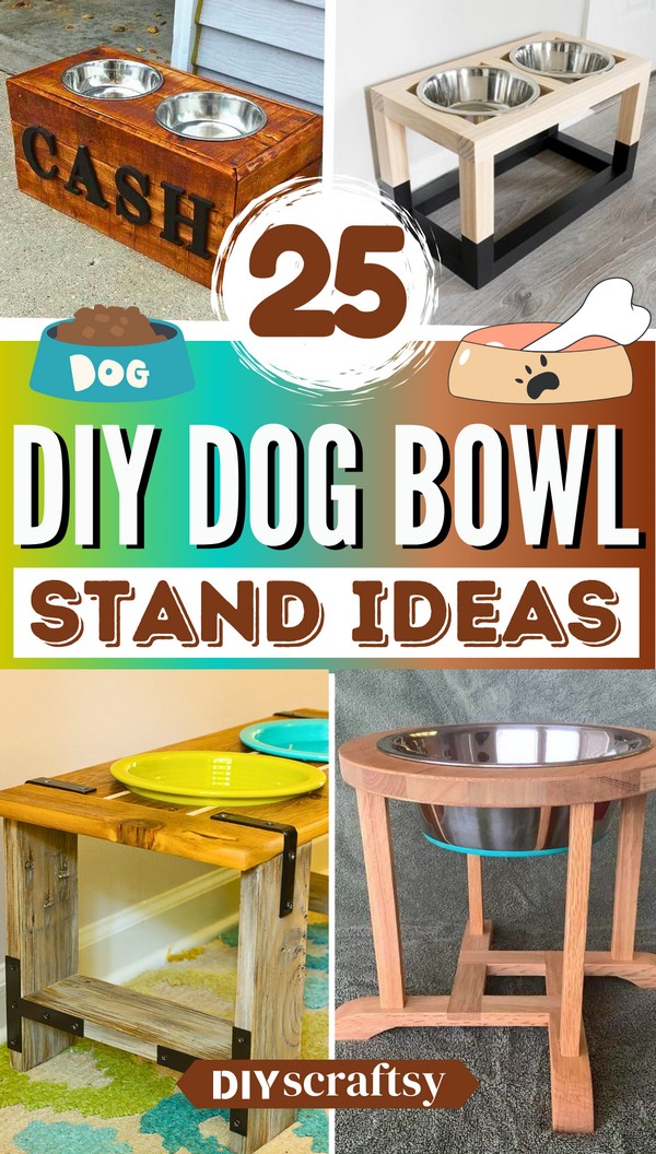 25 DIY Dog Bowl Stand Ideas