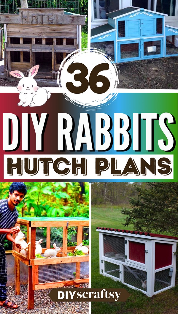 36 Totally Free DIY Rabbit Hutch Plans