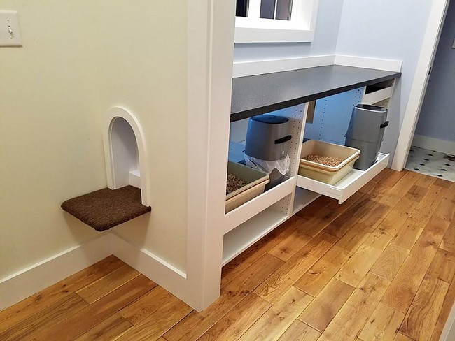 Amazing DIY Litter Box Enclosure