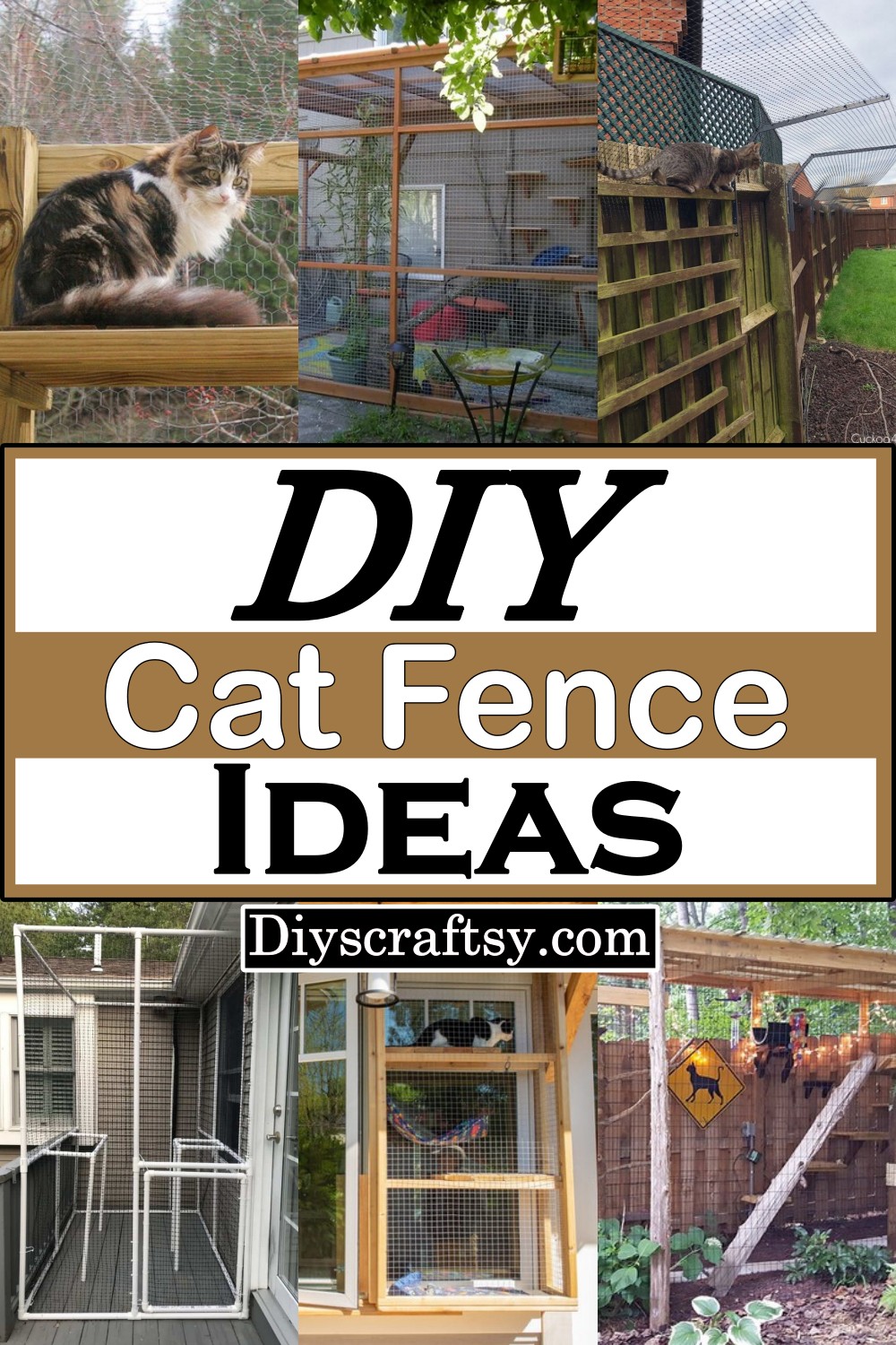 17 DIY Cat Fence Ideas You Can Build Today DIYsCraftsy