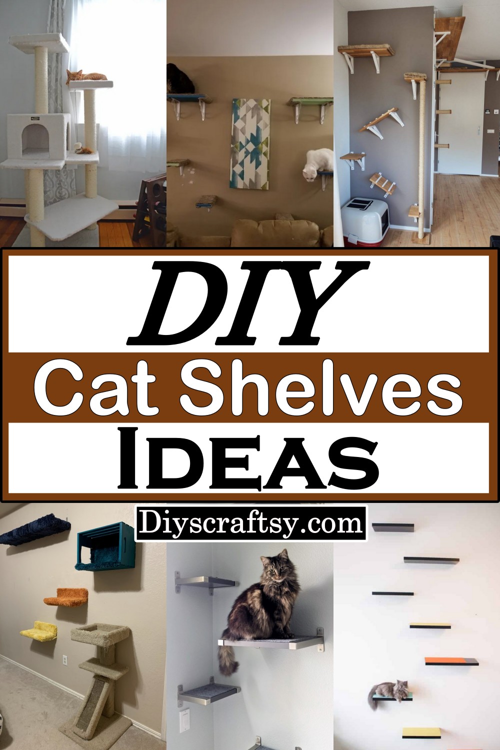 24 DIY Cat Shelves You Can Build Today DIYsCraftsy