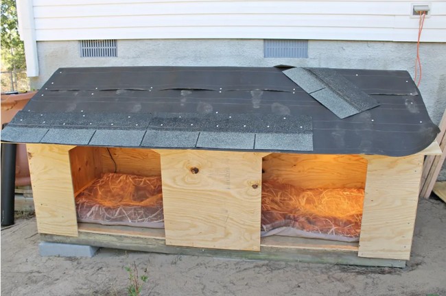 DIY Double Door Dog House