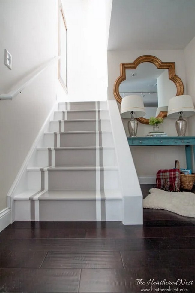 Ditch the Carpet Runner and Paint it On