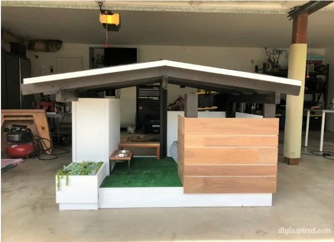 Mid Century Modern DIY Dog House Build