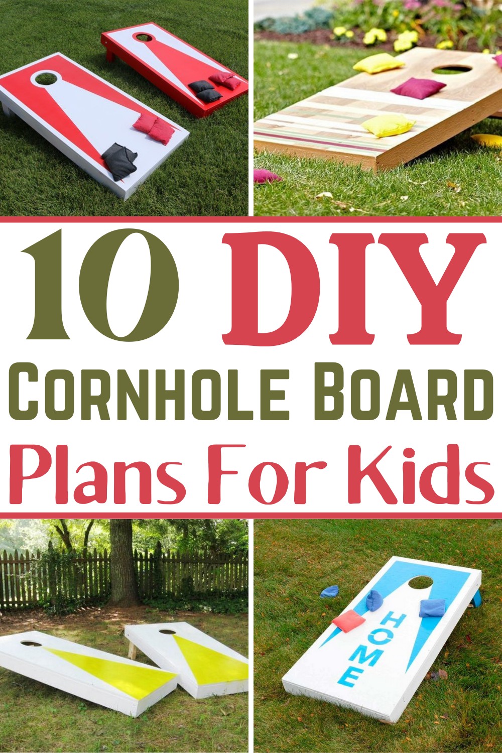 10 DIY Cornhole Board Plans For Kids