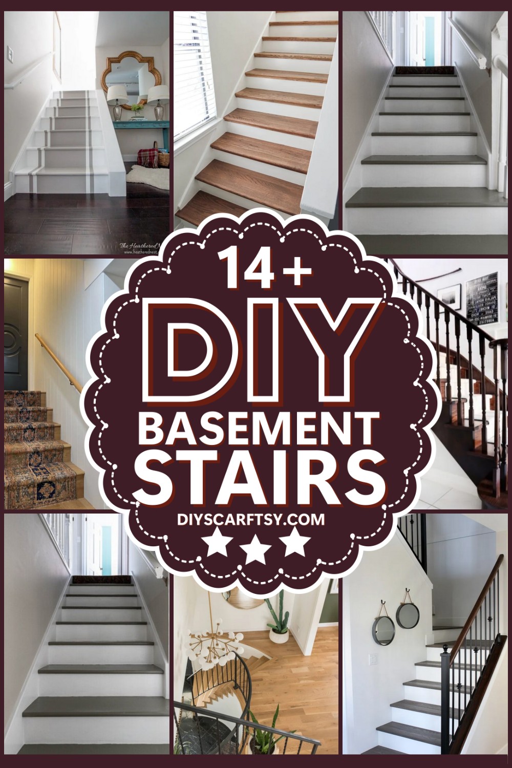 15 Best DIY Basement Stair Ideas