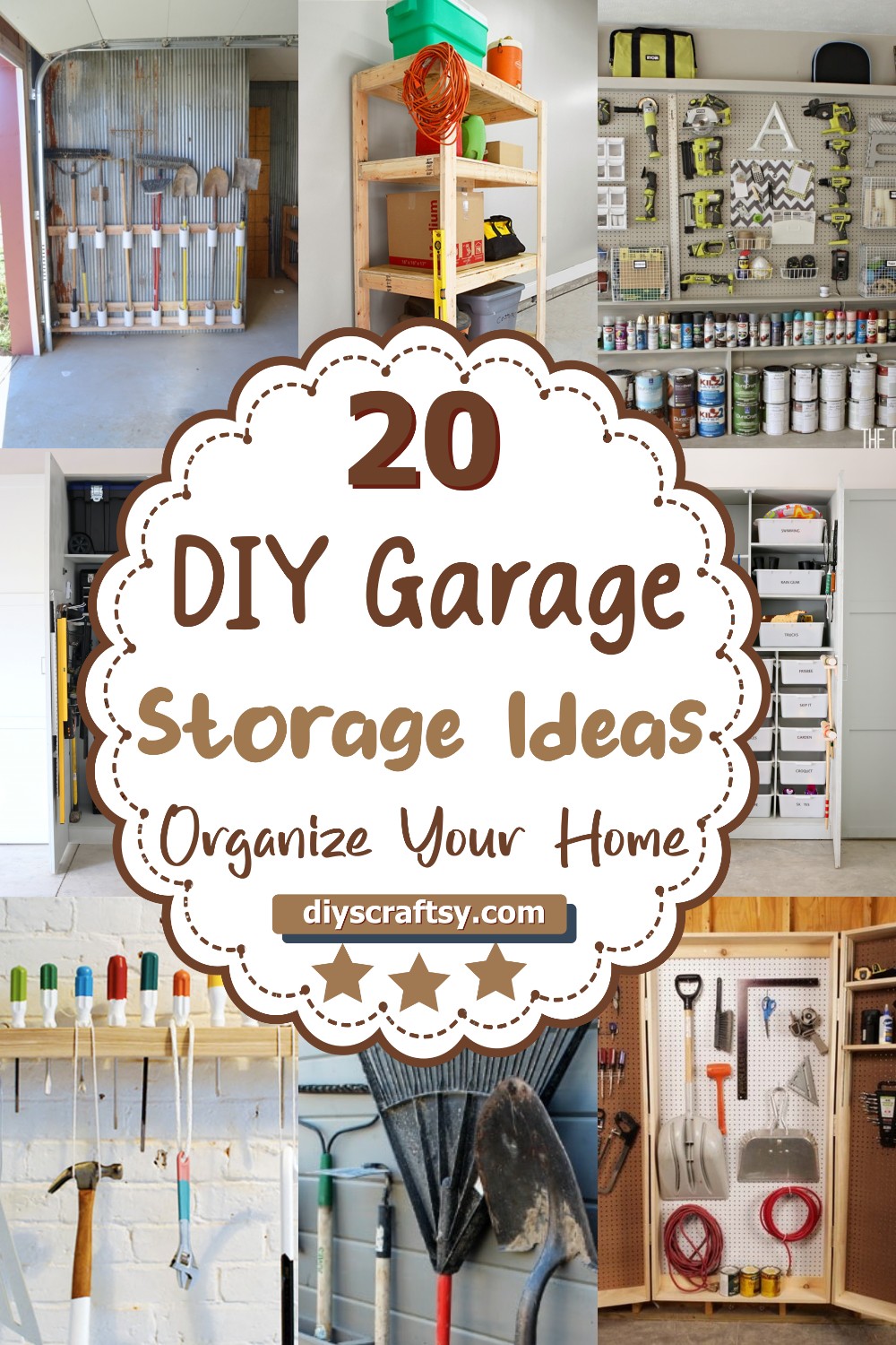 20 DIY Garage Storage Ideas To Organize Your Garage
