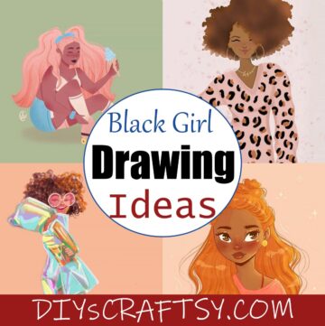 24 Black Girl Drawing Ideas For Beginners