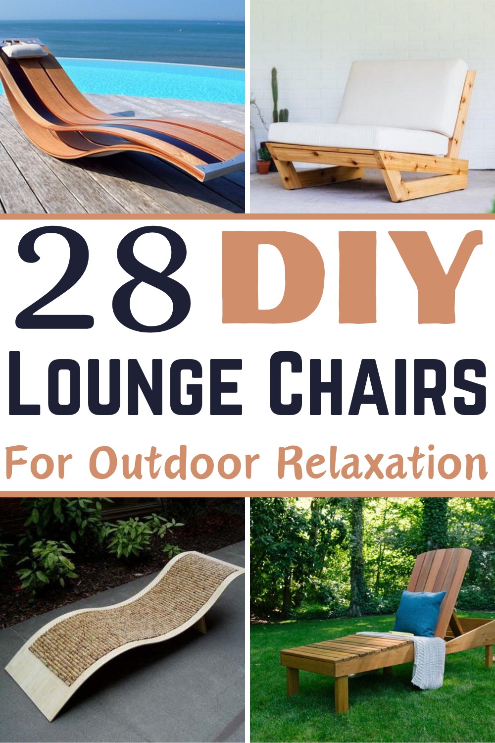28 DIY Lounge Chair Plans For Outdoor Relaxation