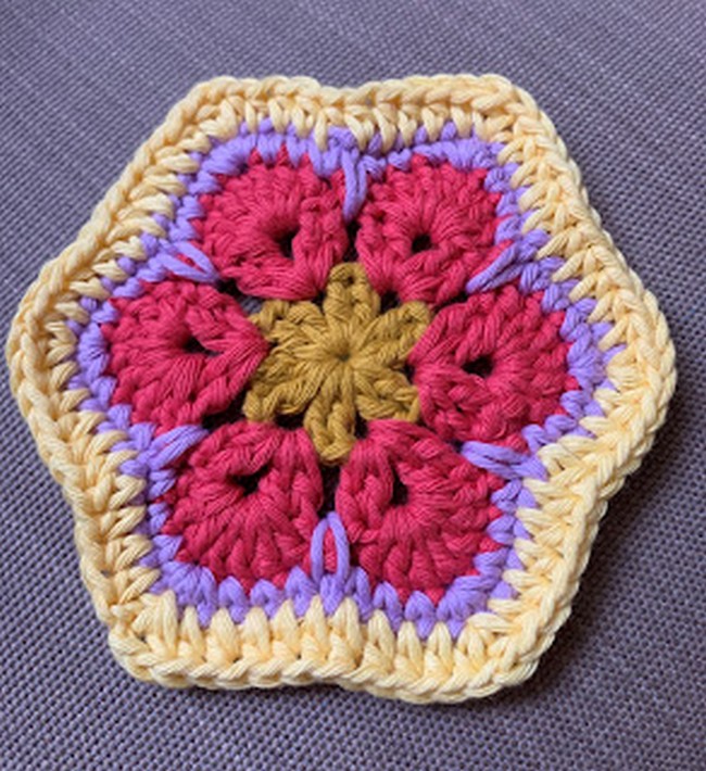 African Flower Motif Pattern