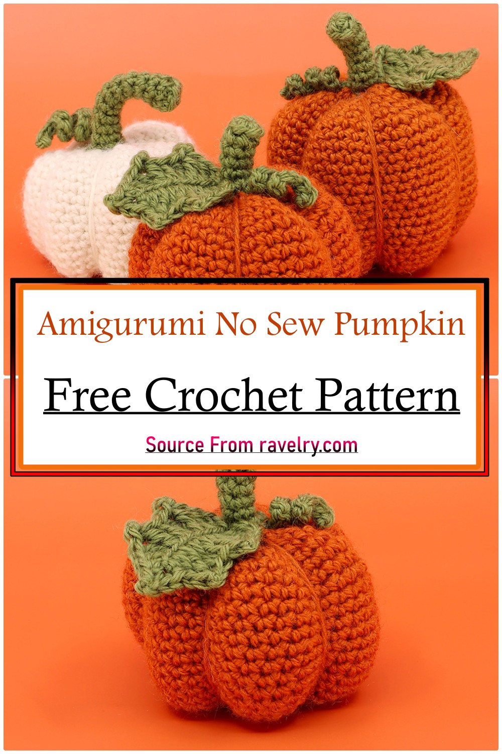 Amigurumi No Sew Pumpkin