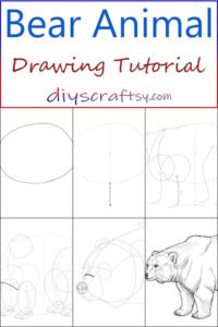 Bear Drawing Hack 30 Cute Easy Bear Drawing Ideas For Kids - DIYsCraftsy