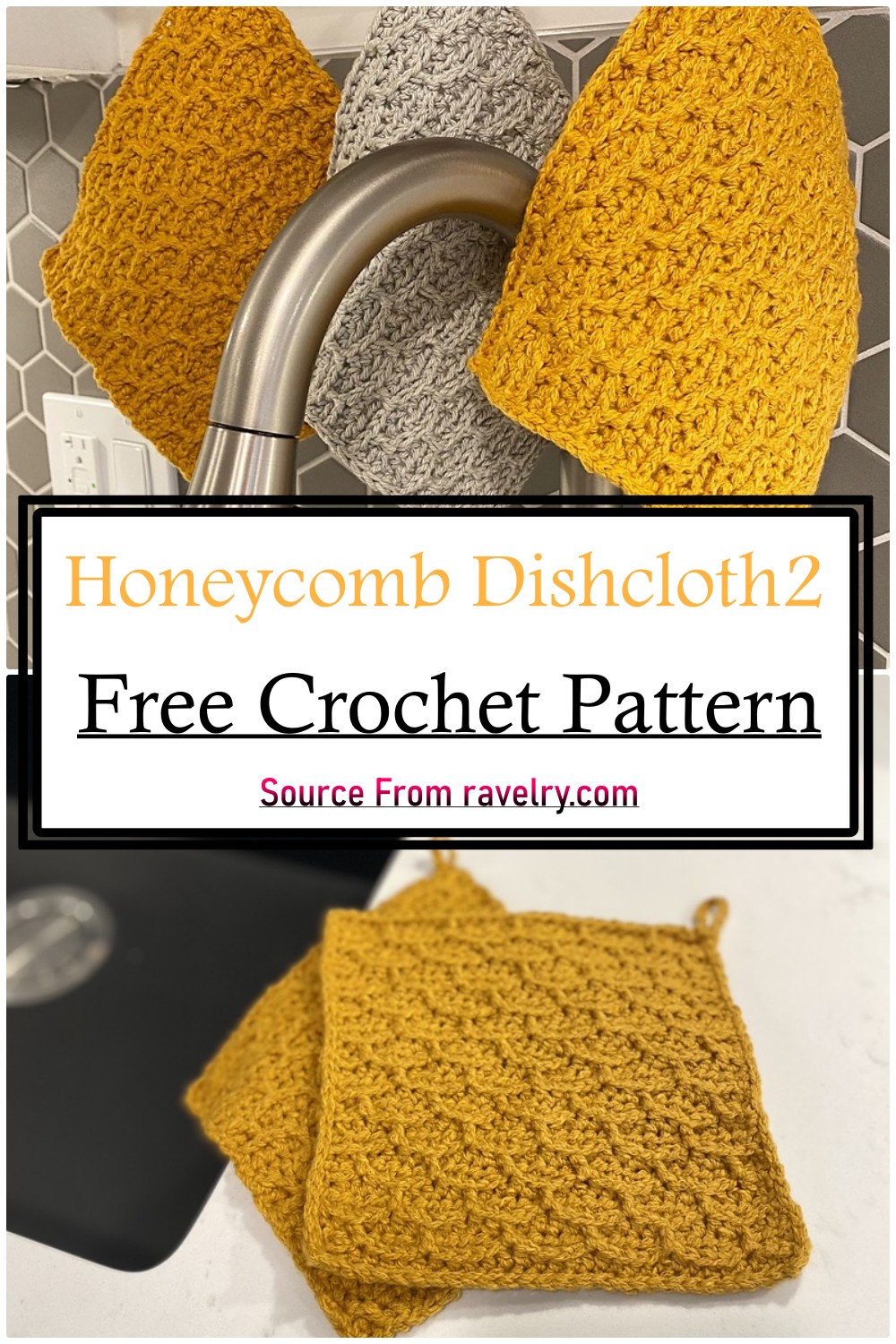 Honeycomb Dishcloth2