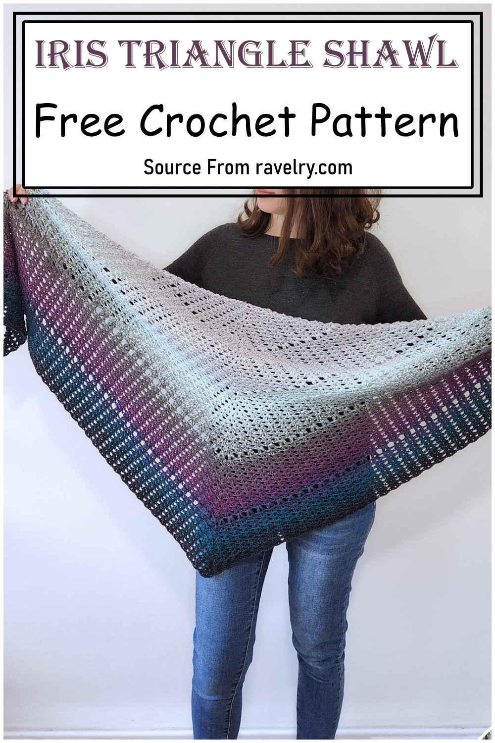 Iris Triangle Shawl