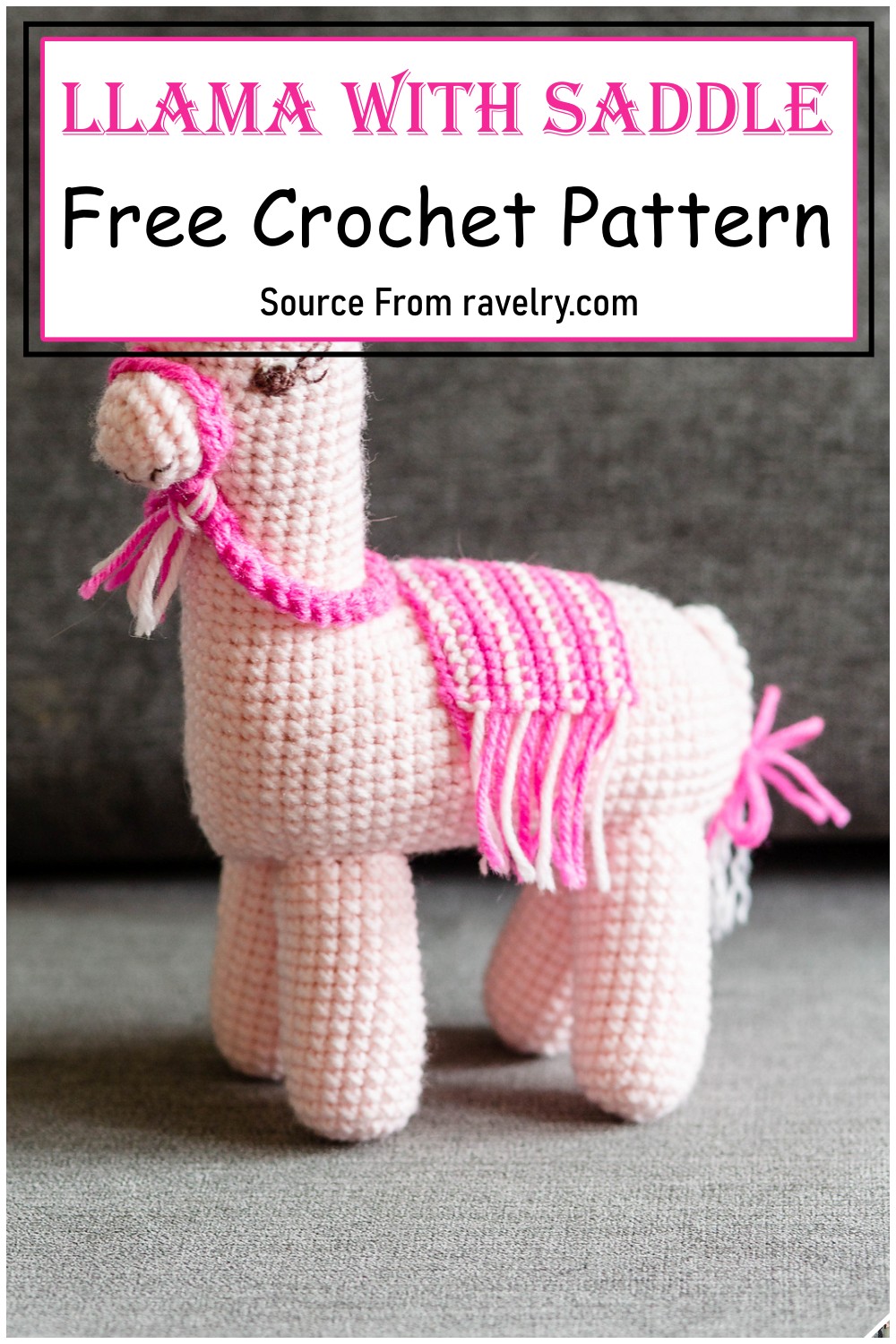 Llama With Saddle
