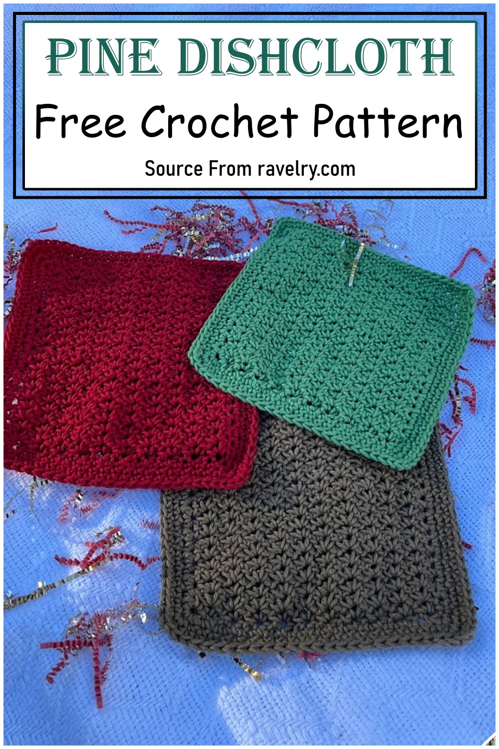 Pine Dishcloth