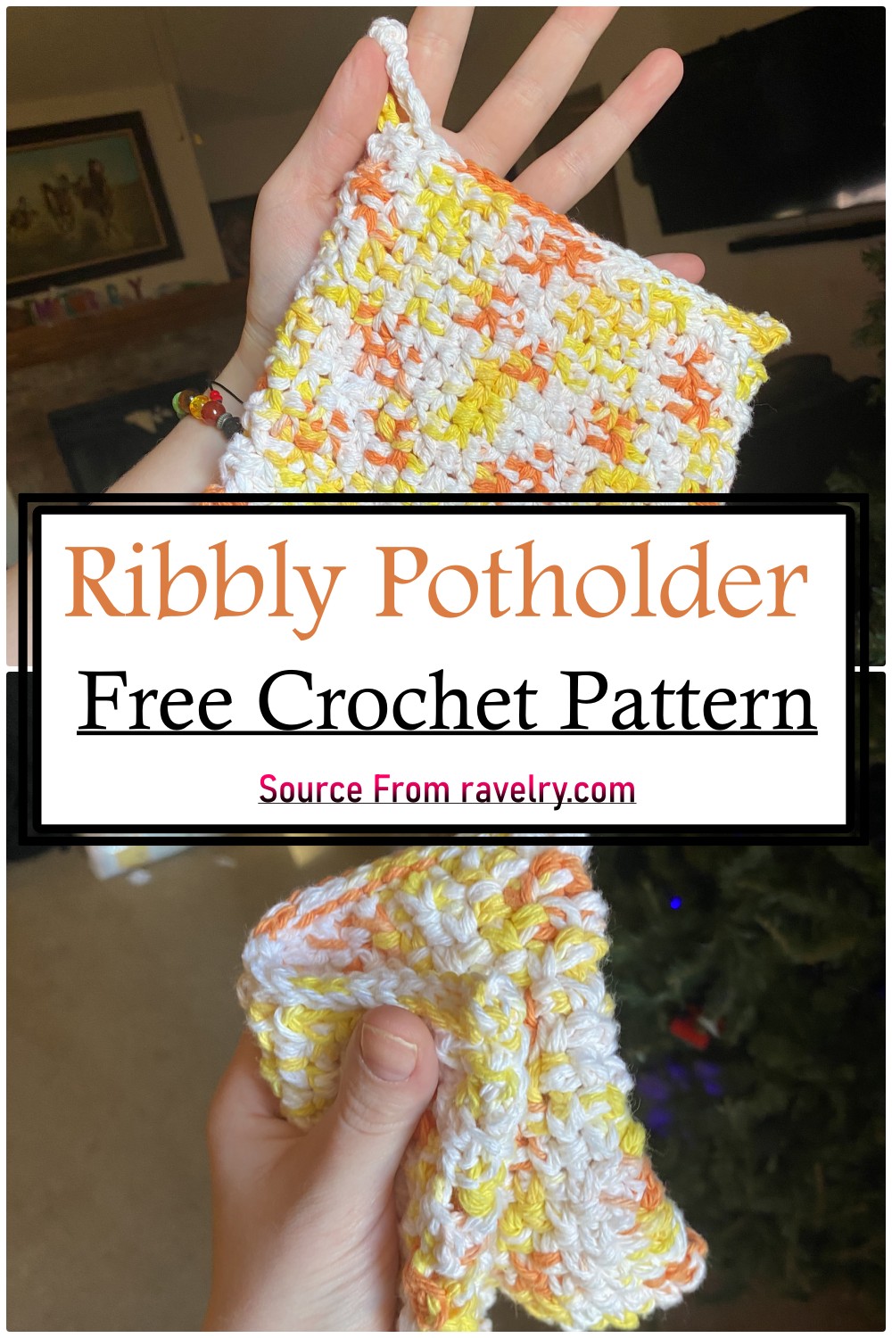 Ribbly Potholder