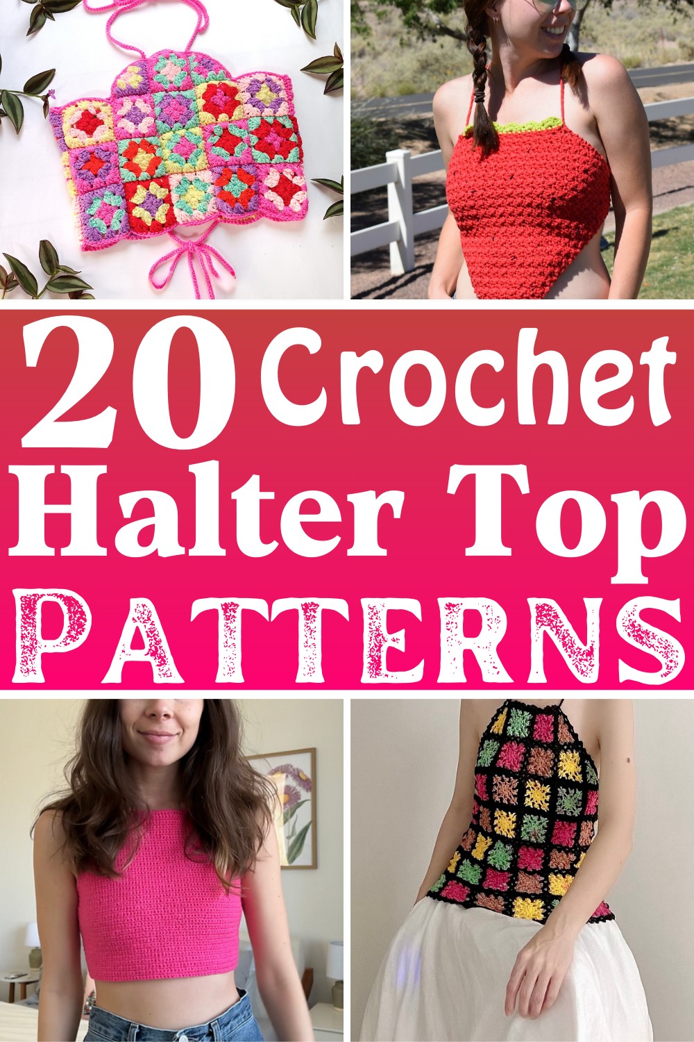 20 Free Crochet Halter Top Patterns
