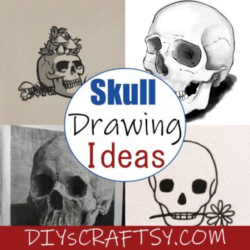 25 Skull Drawing Ideas - How To Draw Skull