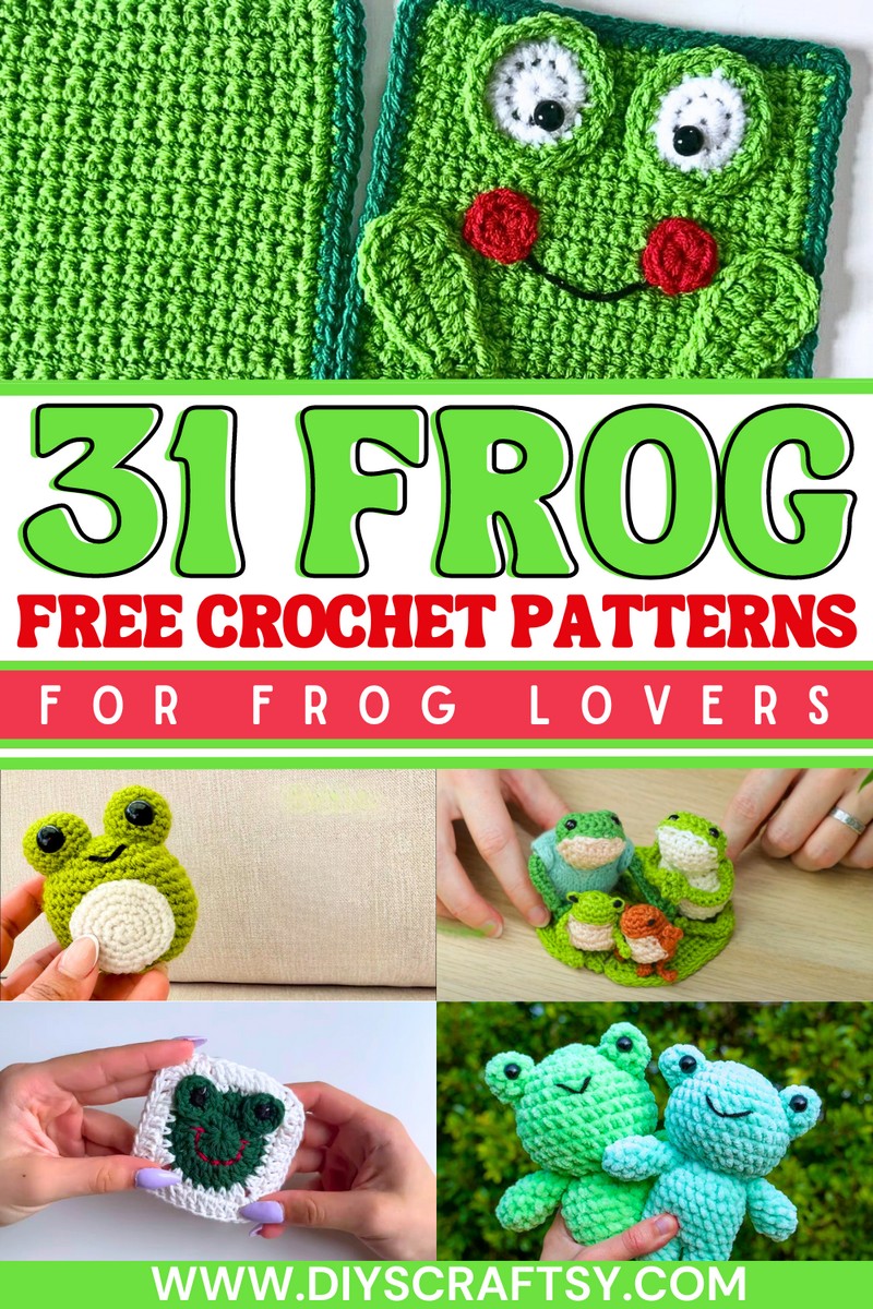 31 Best Free Crochet Frog Patterns