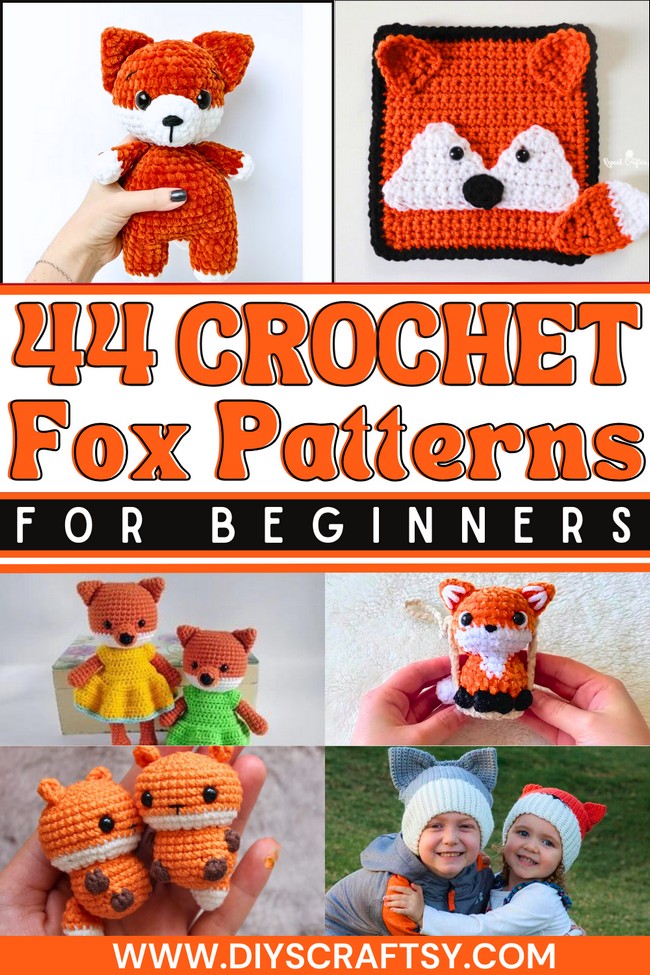 34 Free Crochet Fox Patterns For Beginners