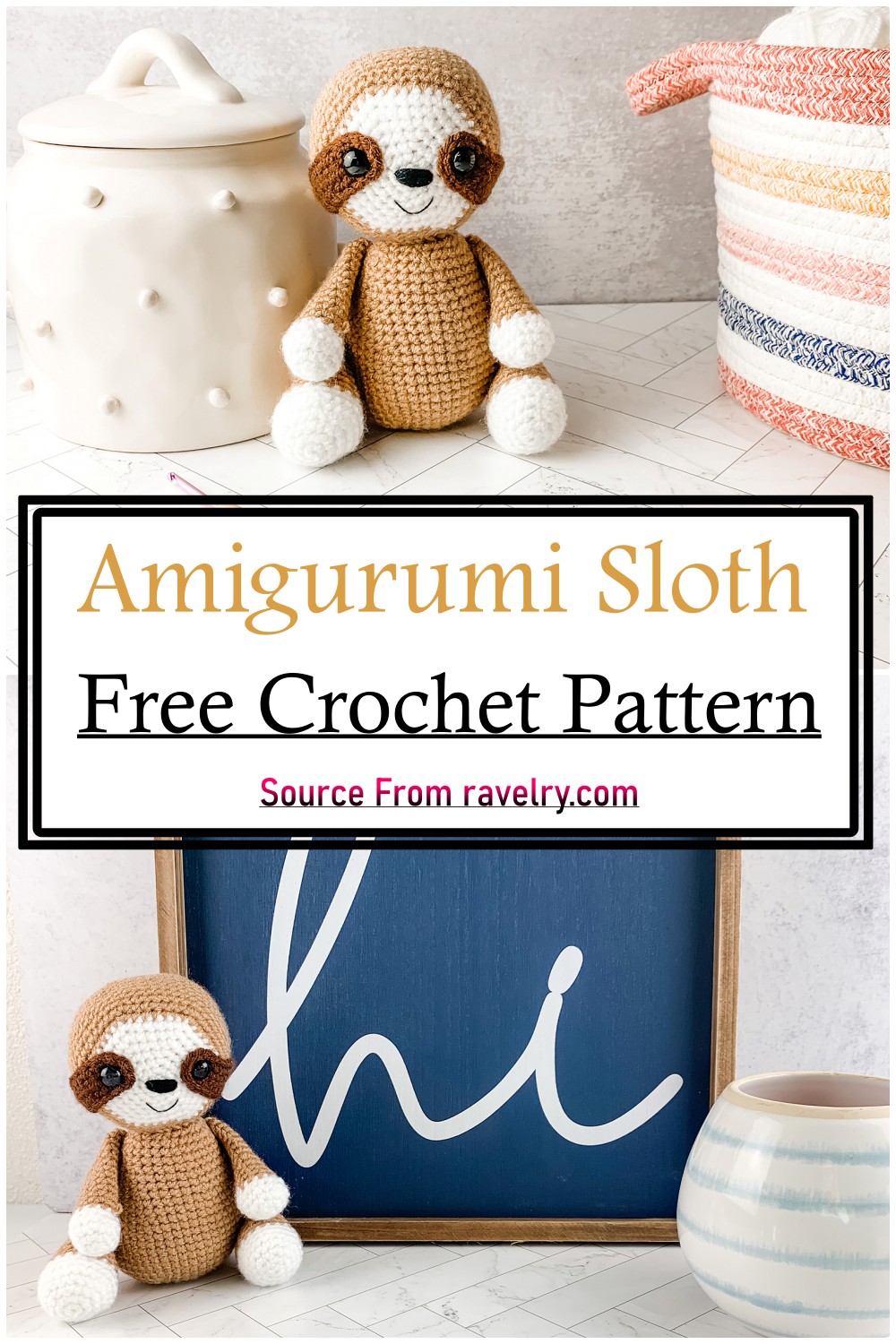 Amigurumi Sloth