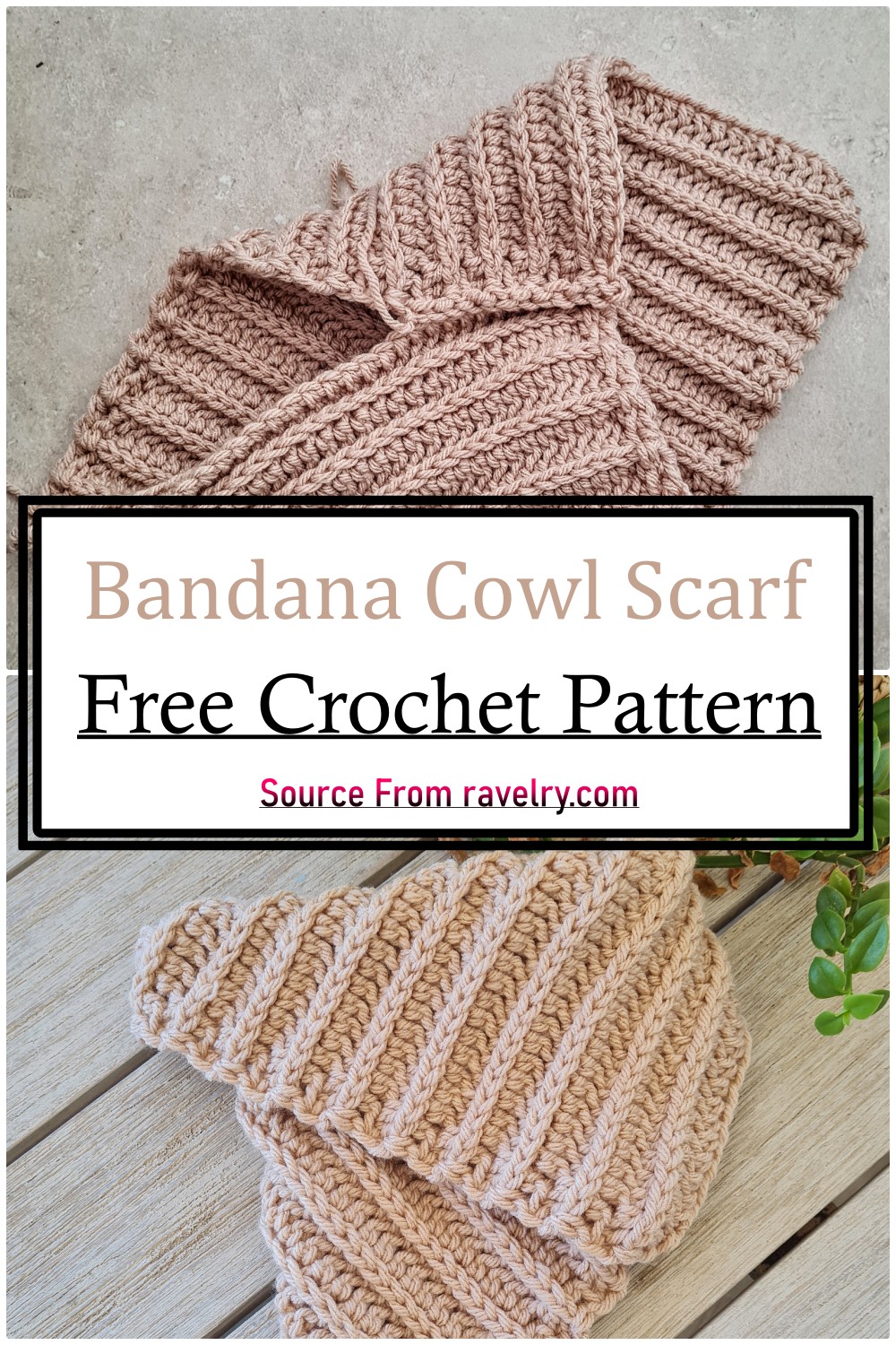 Bandana Cowl Scarf