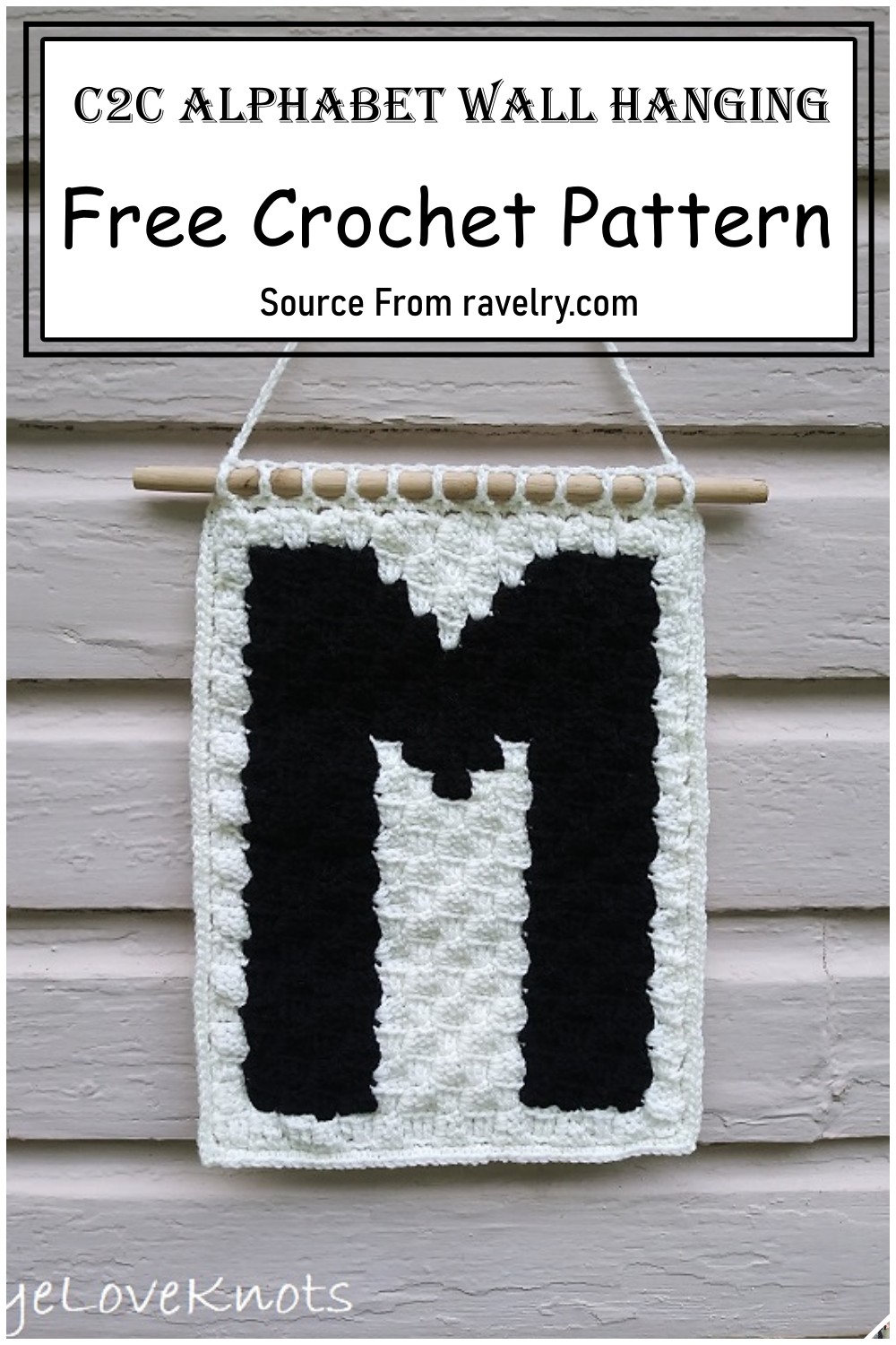 C2C Alphabet Wall Hanging