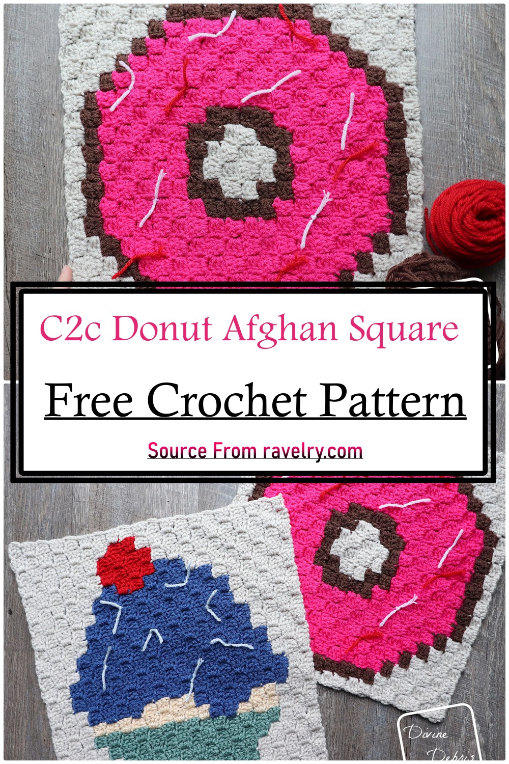 C2c Donut Afghan Square