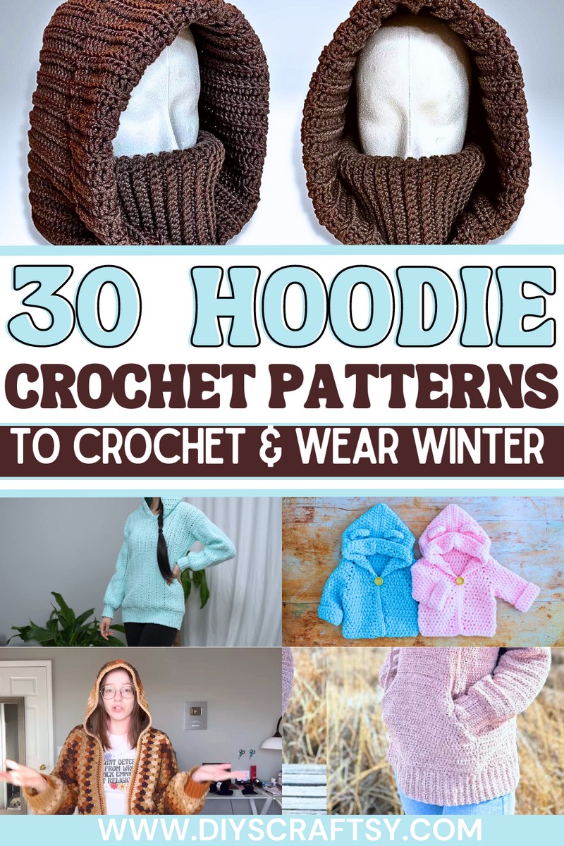 CROCHET HOODIE PATTERNS
