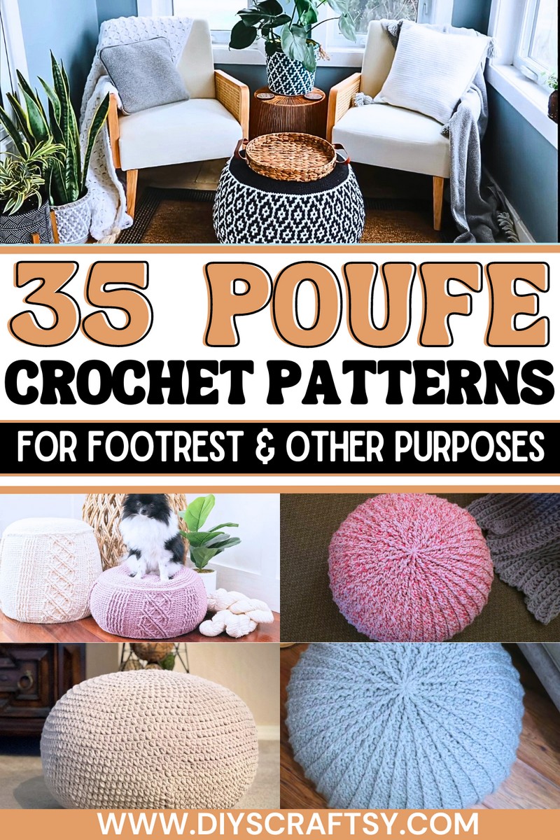 CROCHET POUF PATTERNS
