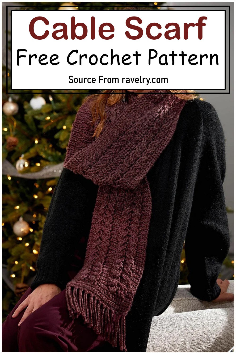 Cable Scarf
