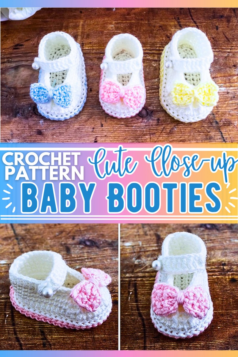 Close-up Baby Booties
