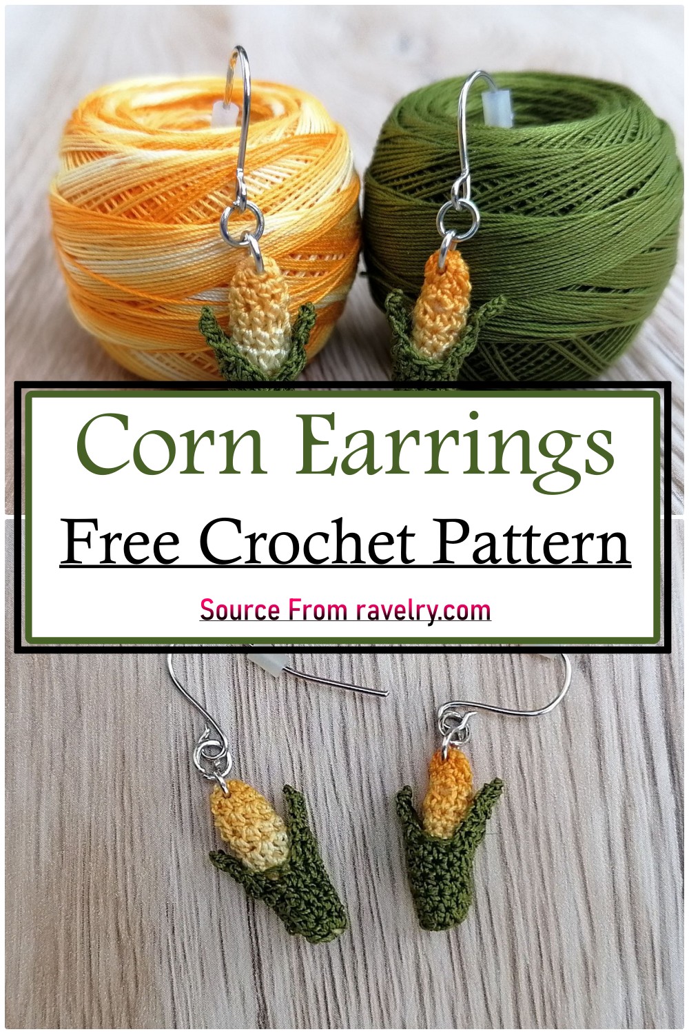 Corn Earrings